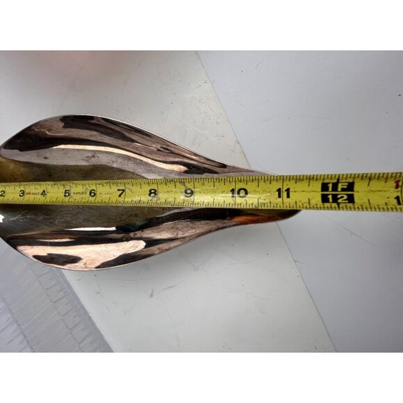 Reed & Barton Prip Silverplate Atomic MCM Freeform 11-1/2" x 5" Bowl Candy Dish - Picture 9 of 12